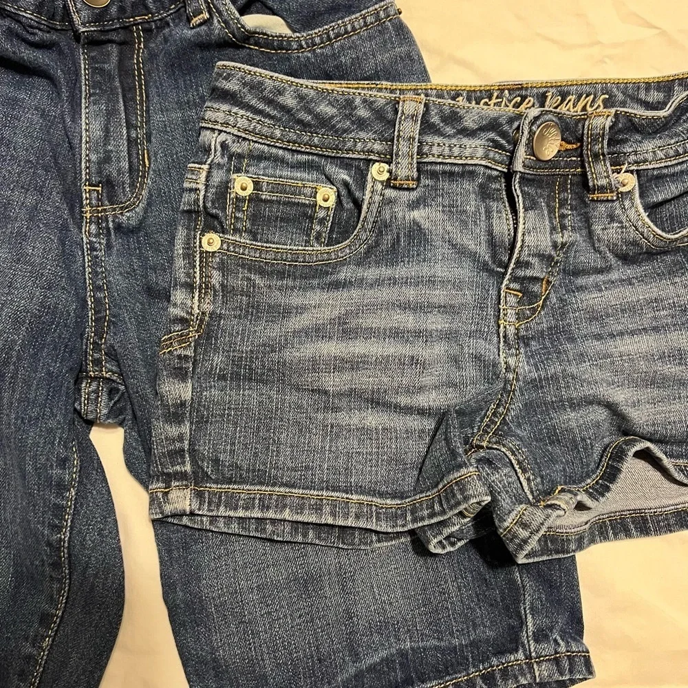 Girls Jean Shorts Size 8, Justice & Children’s Place